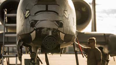 Sgt. Austin Radke, an aircraft maintenance crew chief assigned to the 122nd Fighter Wing, Indiana Air National Guard, performs a preflight inspection on an A-10C Thunderbolt II aircraft June 24, 2020, at the 122nd Fighter Wing in Fort Wayne, Ind.